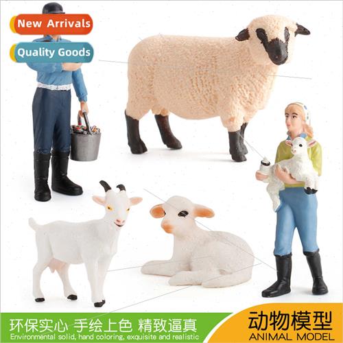 Animal model shepherding farm breeder farmer woman shroopjun