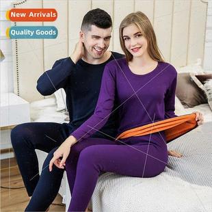 Golden fleece thermal underwear men padded thickened cold-pr