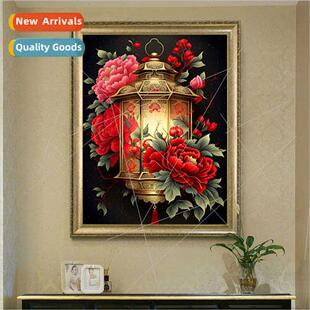 Cross stch 2023 new peony flower handmade diy thread embroid