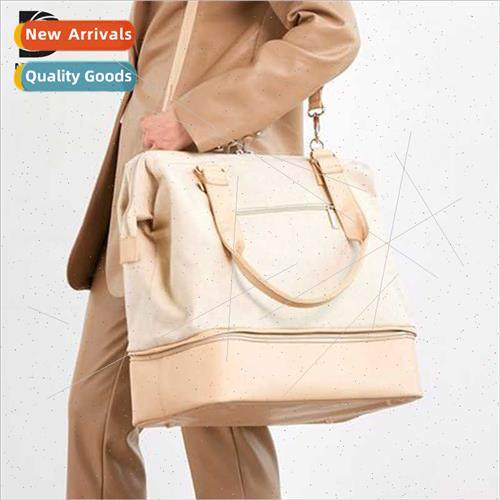 Canvas Travel Bag Large Capacy Sports Shoulder Handbag Expan