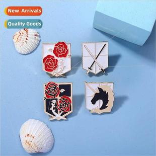 Attack Wolf cartoon creati Black anime Corps Japanese Tan