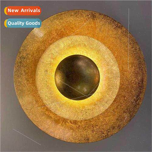 Art design do old wall lamp premium feeling gold foil wall l