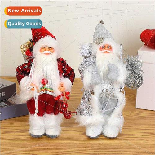 Christmas new 30cm Santa Claus snowman doll stationary old m