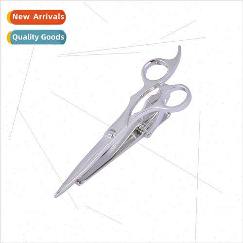 Cufflinks Polished lver Scissors Shape Tie Clip Fun Tools Me