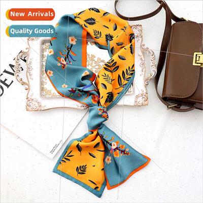 Spring versatile long silk scarf hair bfemale decorative thi