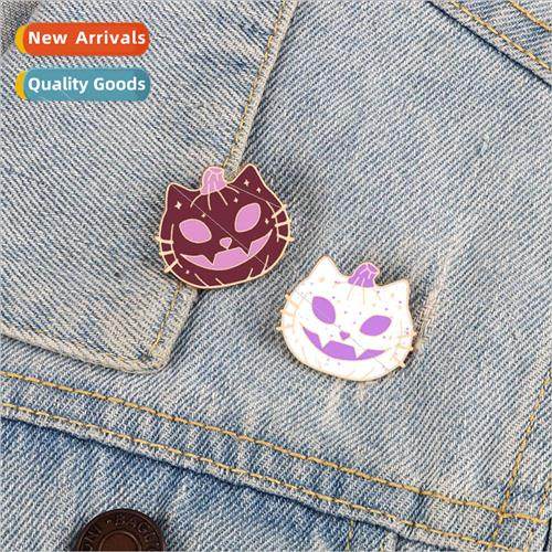 Spooky Halloween letters brooch round cartoon English creati