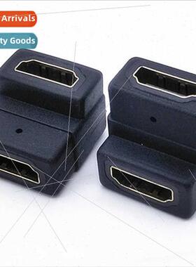 Gold-plated HDMI  Female to Female Right Angle 90 Degree Elb