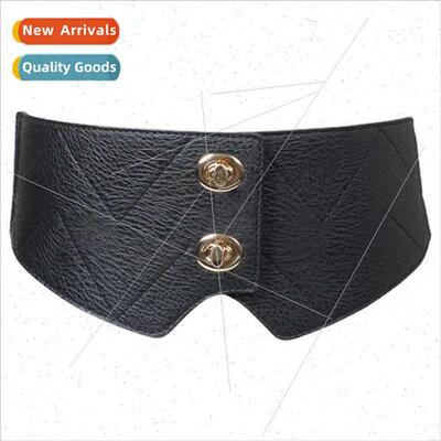 Swivel buckle belt women decorative fashion versatile elasti