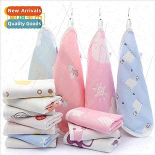Baby cotton gauze towel baby drooling towel newborn baby was