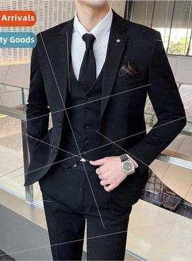 Su men su threePCS Korean Slim  business men career mal dres
