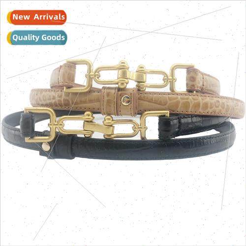 women crocodile pattern decorative leather belt personalized