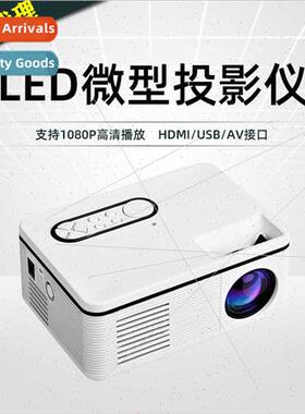 New H90 mini projector home LED portable mini projector 1080