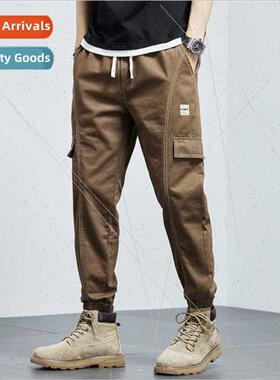 Japanese work pants men spring tide loose boys spring fall