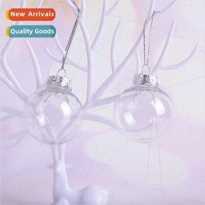 Christmas transparent ball plastic ball hollow ball holiday