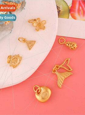 Color preservation sgold lucky bag fish tail pendant diy han