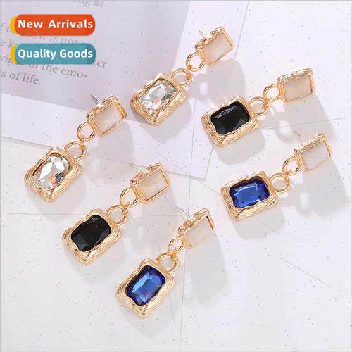 S925 silver needle fashion high-level sense earrings retro m