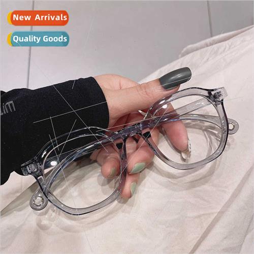 Transparent myopia glasses female vegan goddess eye frame  c