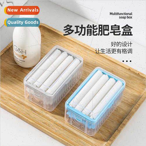 Multifunctional soap box creative soap box hand-free latheri