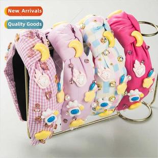 cartoon accessories high Hair top cute skull headband bands