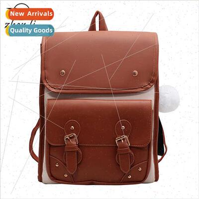 Retro large-capacy shoulder bag female casual fashion simple