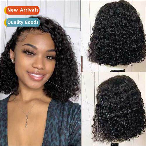 Europe wigs synthetic fiber middle parted front lace fluffy