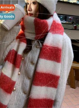 23 years autumn winter distinctive large grid stripes contra