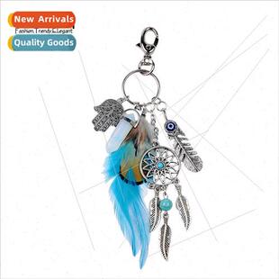 Europe Uned States bohemian keychain dream catcher feather o