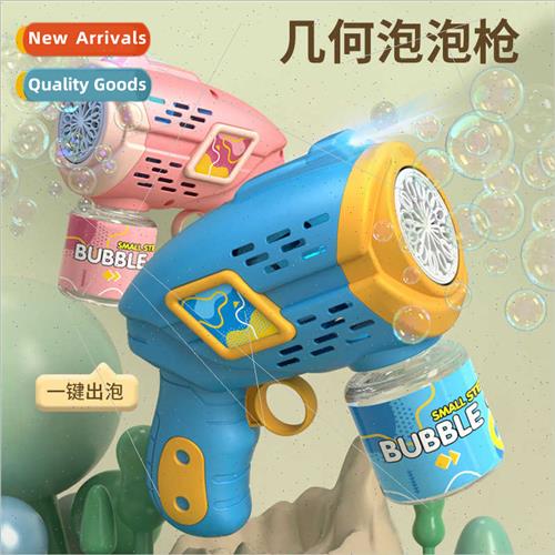 10 holes bubble gun children toys light handheld small steel