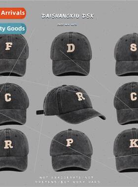 Hat female nd spring and summer sun hat patch letters sunscr