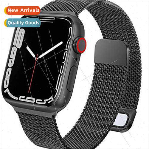 适用iwatch7 stainless steel magnetic Apple S8 watch bapple w