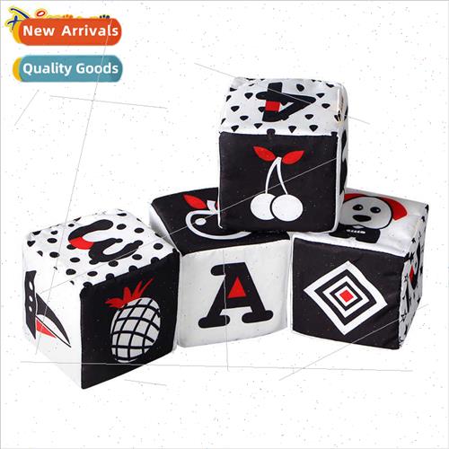 Black whe baby dice toys baby intelligence development block