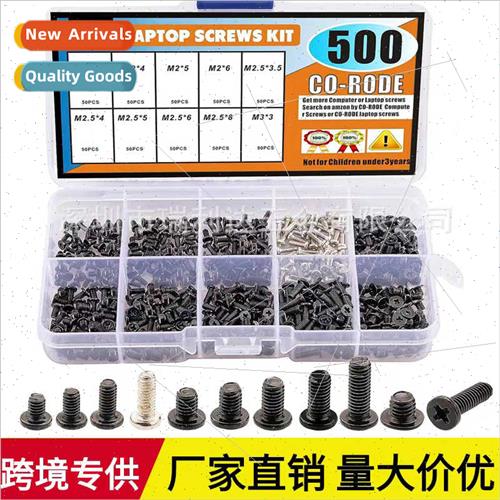 500pcs Computer Laptop Screws Set Phillips Flat Head Screws