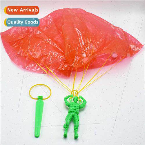 Children catapult parachute hthrown soldiers milary parachut