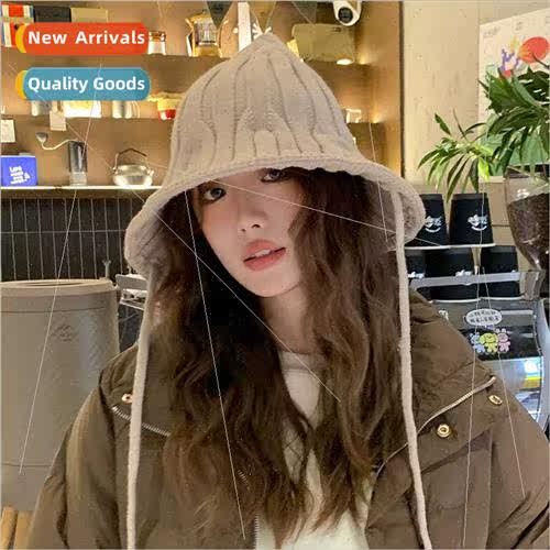 Korean  winter wch hat fall Japanese hundred wh soft girl kn