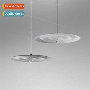 Modern simple wall lamp creative concentric circles sine wav