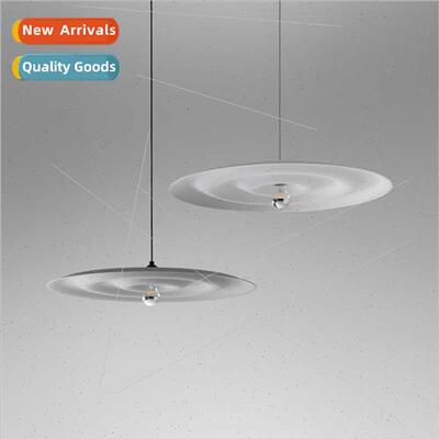 Modern simple wall lamp creative concentric circles sine wav