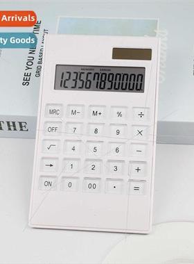 Solar Whe Calculator 12 Dig Crystal Keys Dual Power  Office