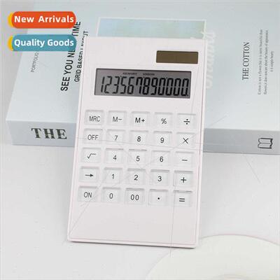Solar Whe Calculator 12 Dig Crystal Keys Dual Power  Office