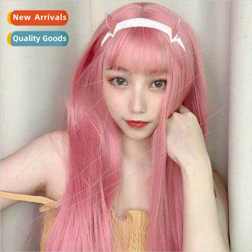 cosplay wig female DARLING in FRANXX 02 team crane orchid lo