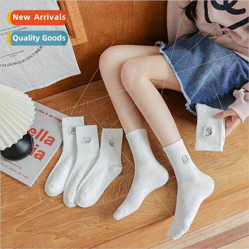 Whe socks women mid-calf socks ins tide Japanese cute stocki