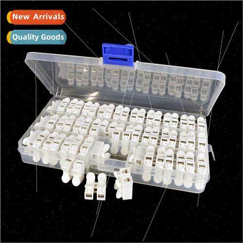 LED press type fast 2-posion CH-2 wire connector terminal bl