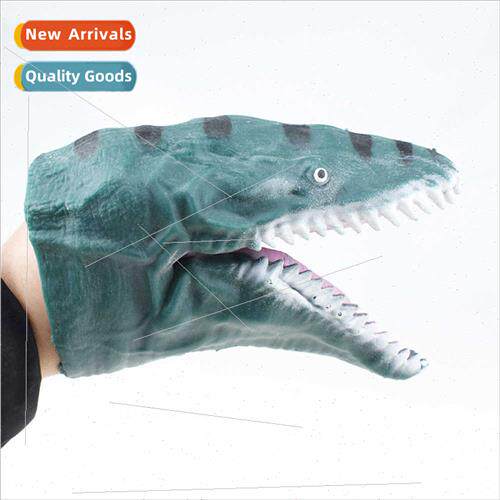 TPR plastic dark green color flat mouth dragon sea fish mode