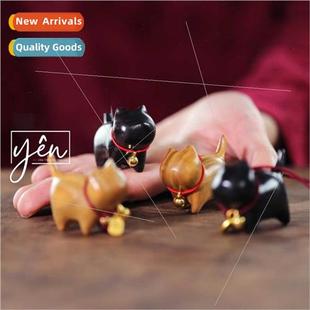 chain pendant car cat sandalwood bag green Ebony creative