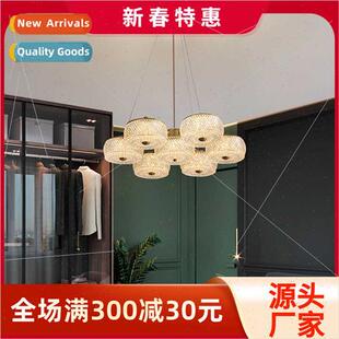 Full copper Scandinavian chandelier creative personaly dinin