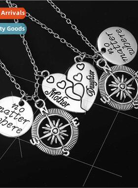 Europe good friend ins compass pendant good girlfriends neck