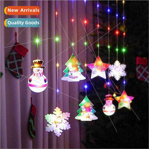 Painted Christmas Curtain ghts Leather String ghts String Ol