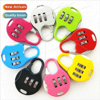 108 cartoon mini code small padlock luggage lock  sucase lug