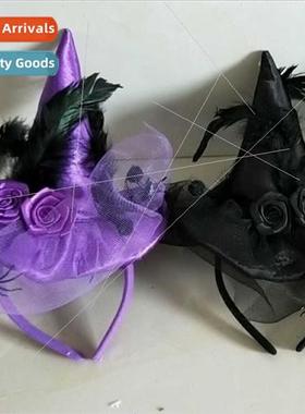 Halloween Wch Hat Spider Hat Ghost Festival HeadbHat Hallowe