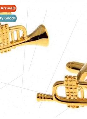 musical instruments art jewelry cufflinks French shirt butto