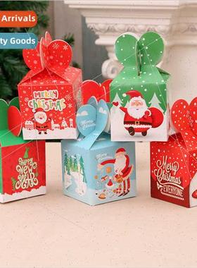 Christmas new folding apple box cartoon Christmas Eve packag